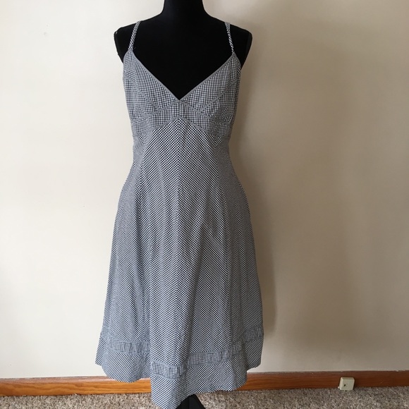talbots gingham dress